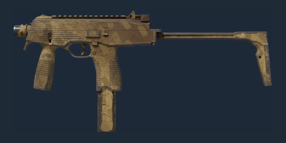 Forhåndsvisning av MP9 | Sand Dashed (Felttestet)