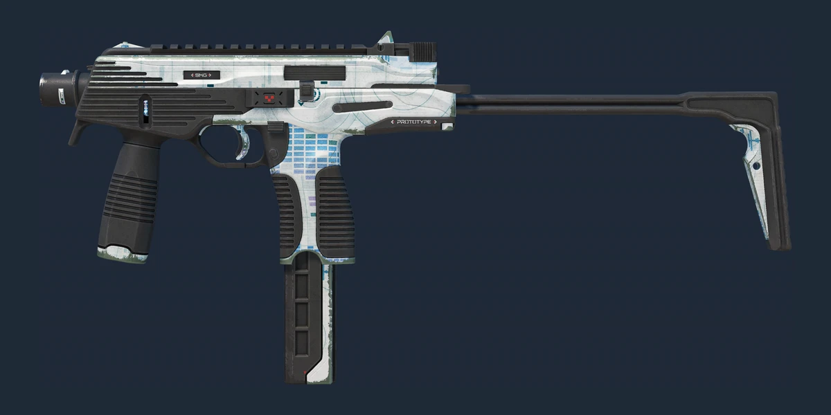 Souvenir MP9 | Spy Prototype (Well-Worn) preview