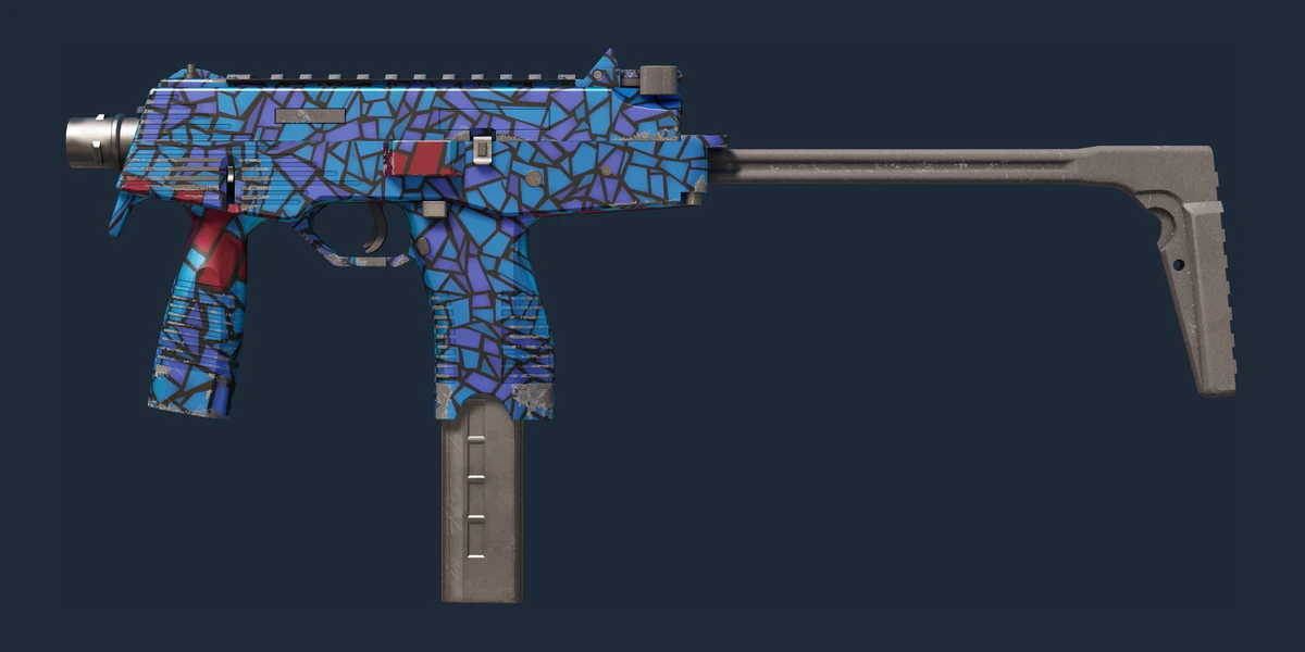 MP9 | Stained Glass (Minimal Wear) preview