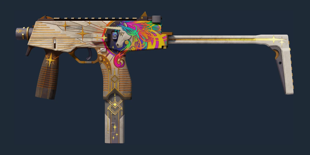 StatTrak™ MP9 | Starlight Protector (Battle-Scarred) preview
