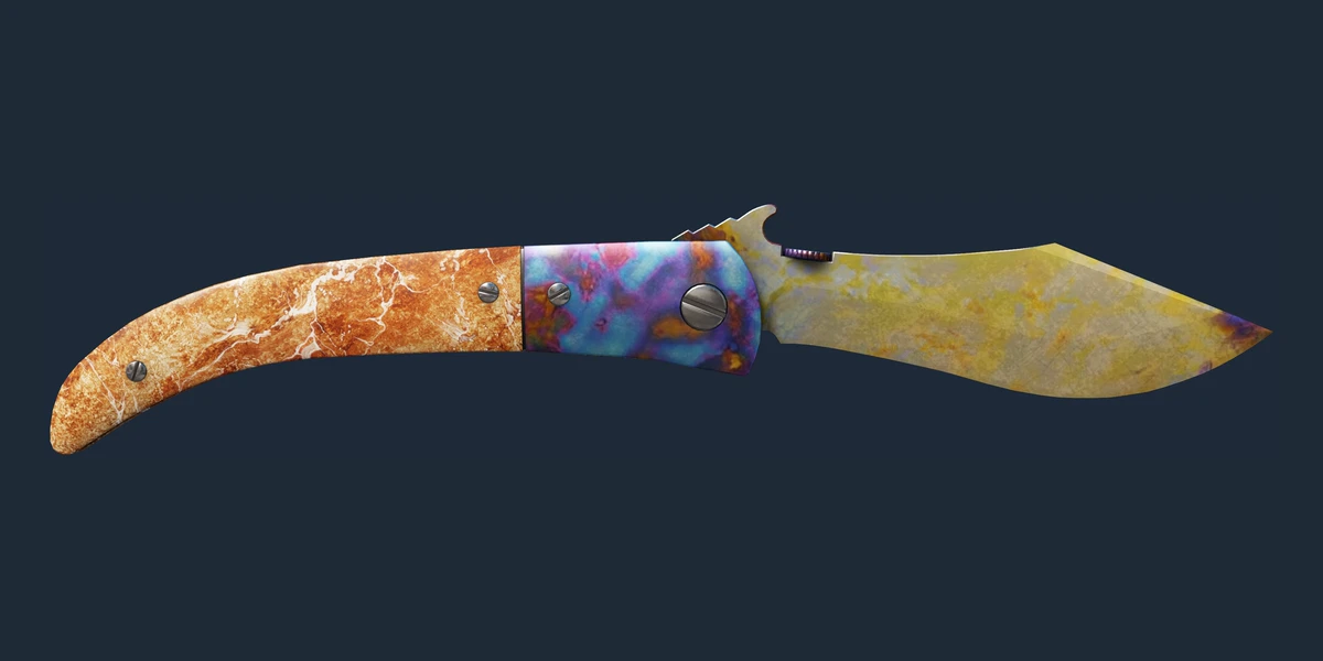 Náhled: Nůž Navaja (★ StatTrak™) | Case Hardened (Silně opotřebený)