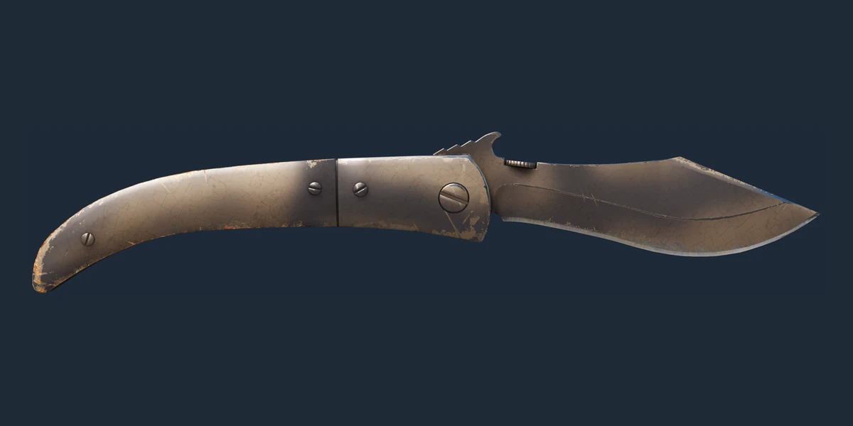 ★ StatTrak™ Navaja Knife | Scorched (Well-Worn) preview