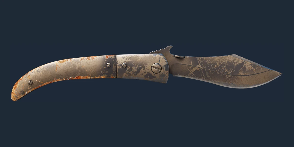 ตัวอย่าง มีดนาวาฮา (★ StatTrak™) | Scorched (ถลอกปอกเปิกจากการรบ)