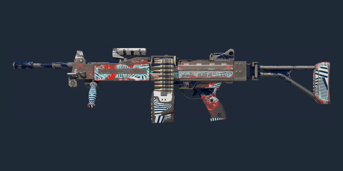 Προεπισκόπηση του StatTrak™ Negev | Dazzle (Ξεσκισμένο από μάχη)