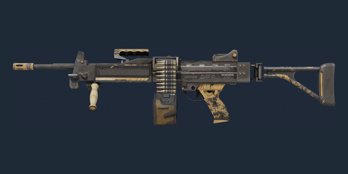 Negev | Desert-Strike (Battle-Scarred) preview
