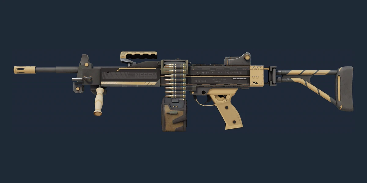 Voorbeeld van StatTrak™ Negev | Desert-Strike (Gloednieuw)