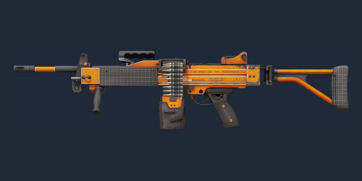 Voorbeeld van StatTrak™ Negev | dev_texture (Zo goed als nieuw)