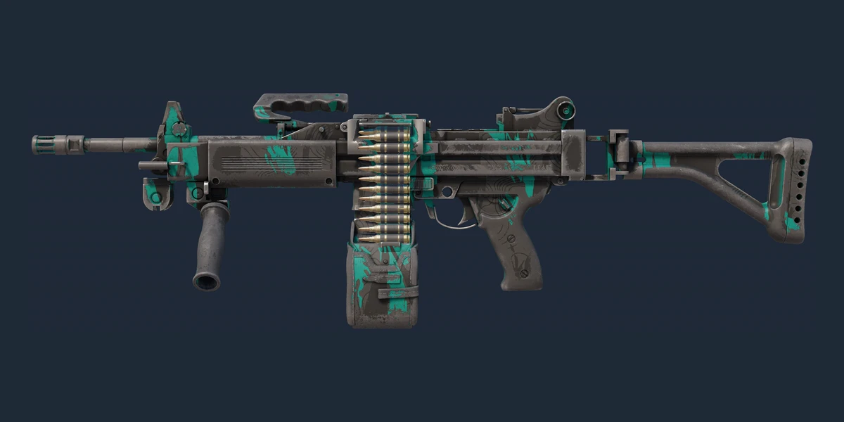 Forhåndsvisning av Negev (StatTrak™) | Terrain (Velbrukt)