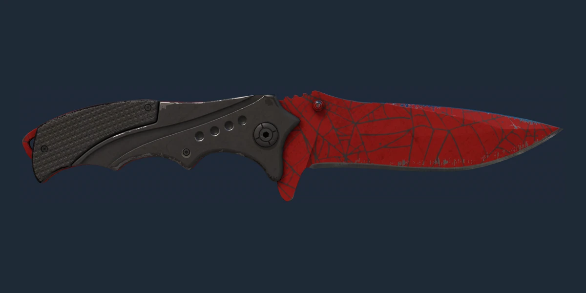 ★ StatTrak™ Nomad Knife | Crimson Web (Well-Worn) preview