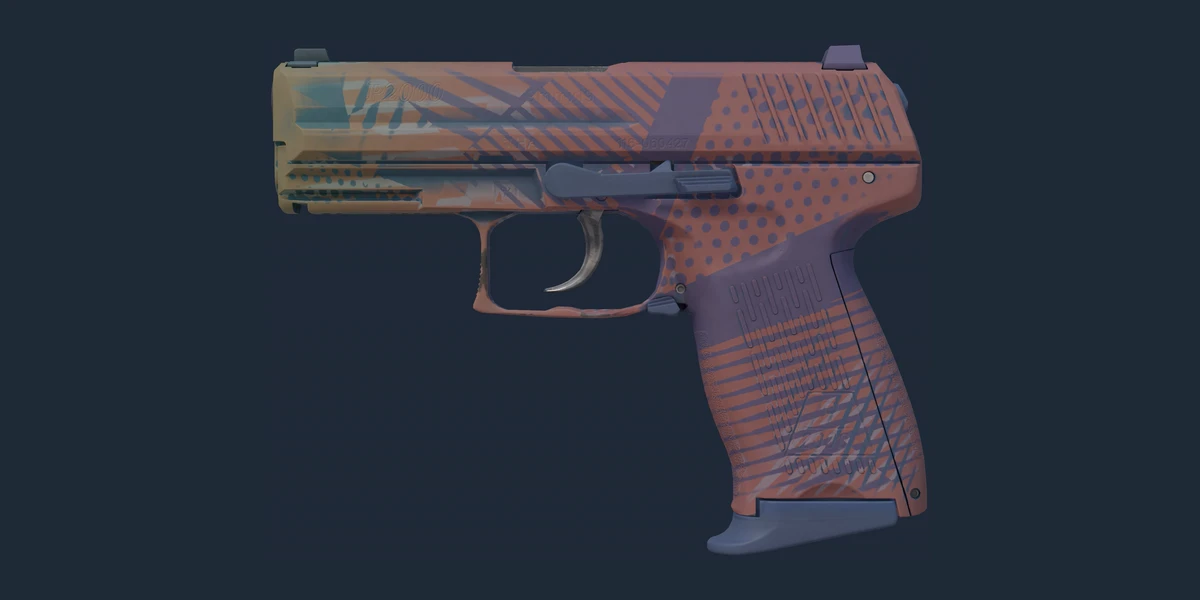 P2000 | Coral Halftone (Factory New) preview