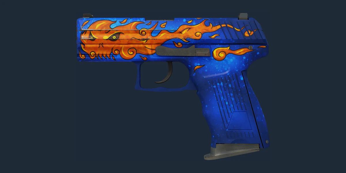 StatTrak™ P2000 | Fire Elemental (Well-Worn) preview