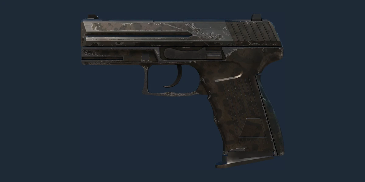 Náhled: P2000 | Panther Camo (Poničený bojem)