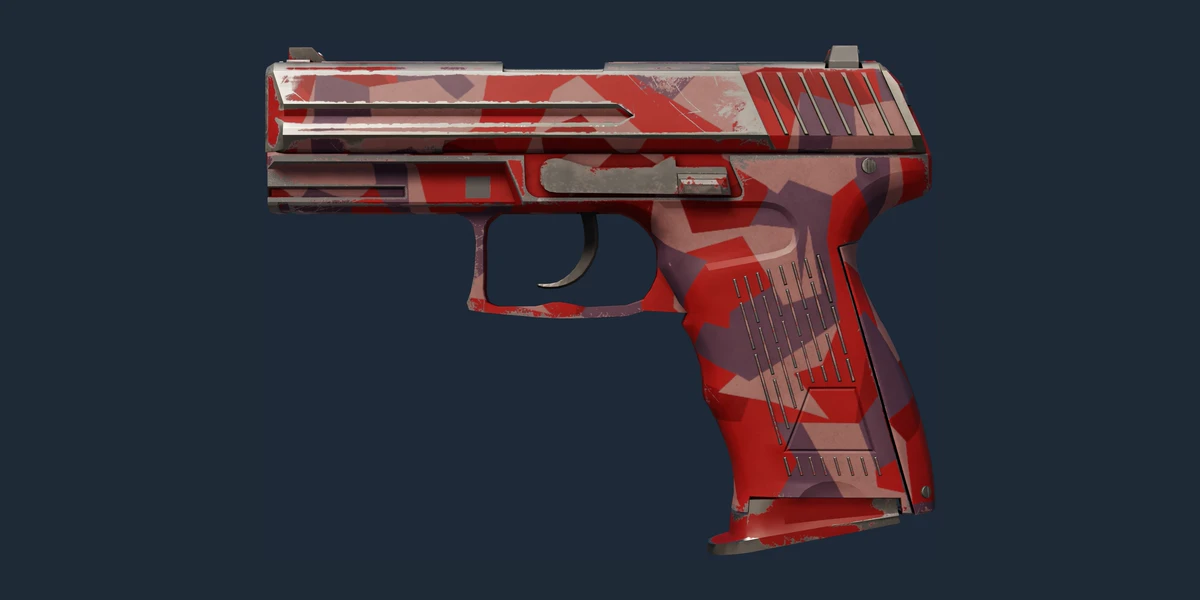 Náhled: P2000 | Red FragCam (Opotřebený)
