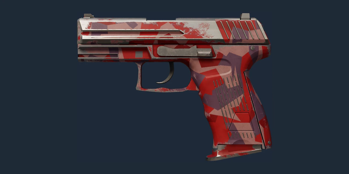 Náhled: P2000 | Red FragCam (Silně opotřebený)