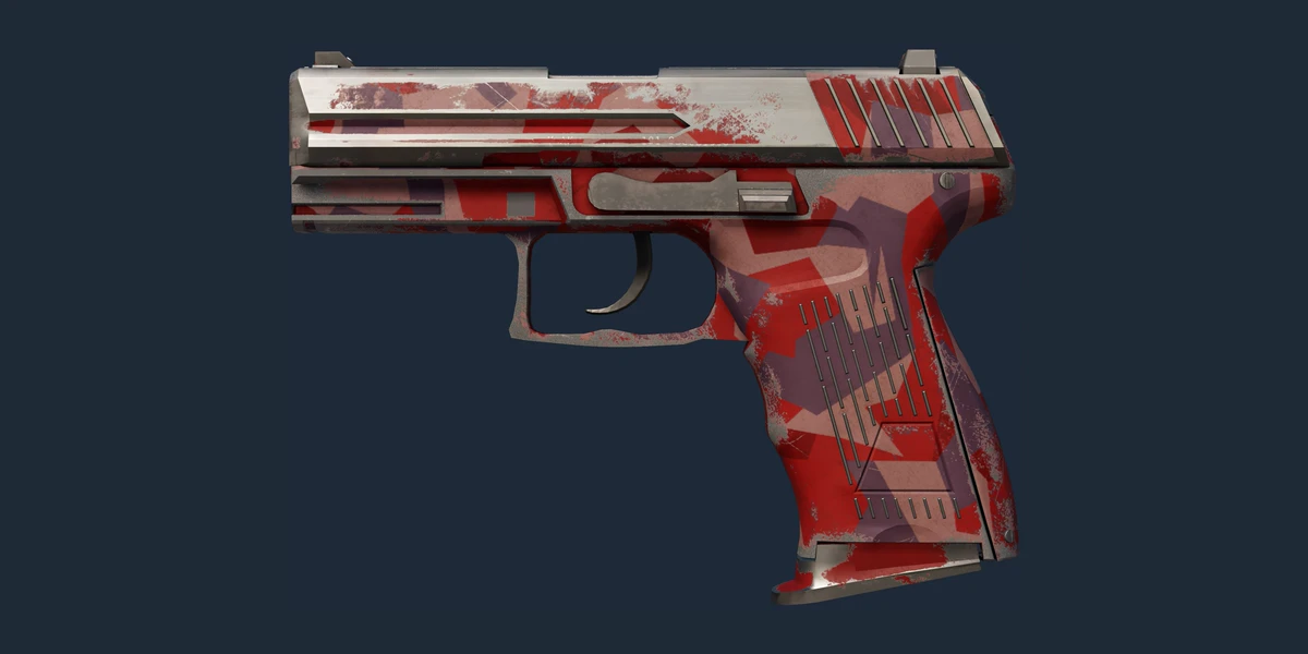 Náhled: P2000 | Red FragCam (Poničený bojem)
