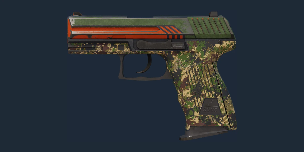 Anteprima di P2000 StatTrak™ | Woodsman (Consumato)