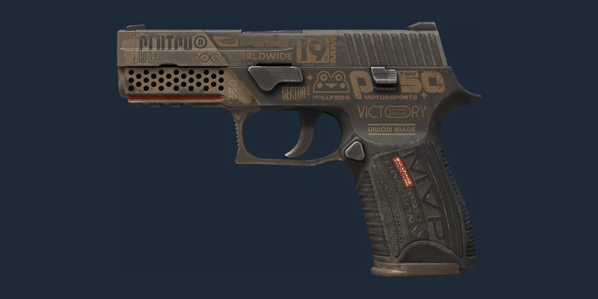 Souvenir P250 | Bullfrog (Battle-Scarred) preview