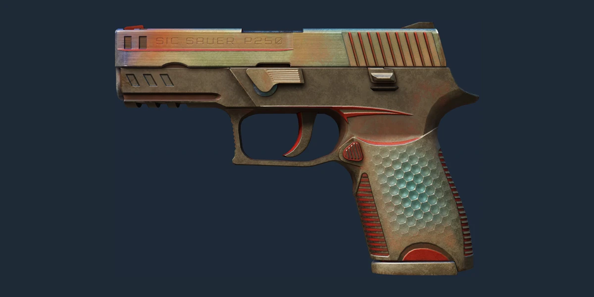 Forhåndsvisning af P250 | Cyber Shell (Kampvansiret)