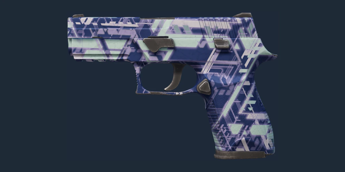 Souvenir P250 | Digital Architect (Minimal Wear) preview