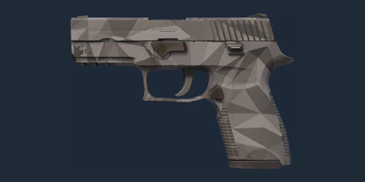Souvenir P250 | Facets (Minimal Wear) preview