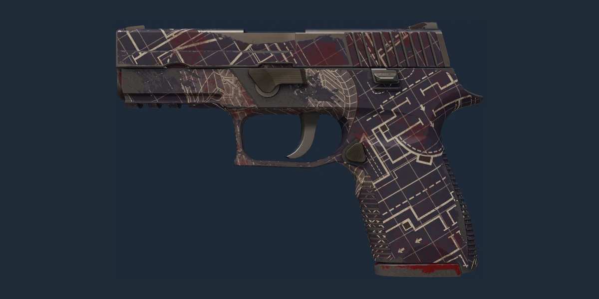 P250（纪念品） | 设施系列·草图 (久经沙场) 预览