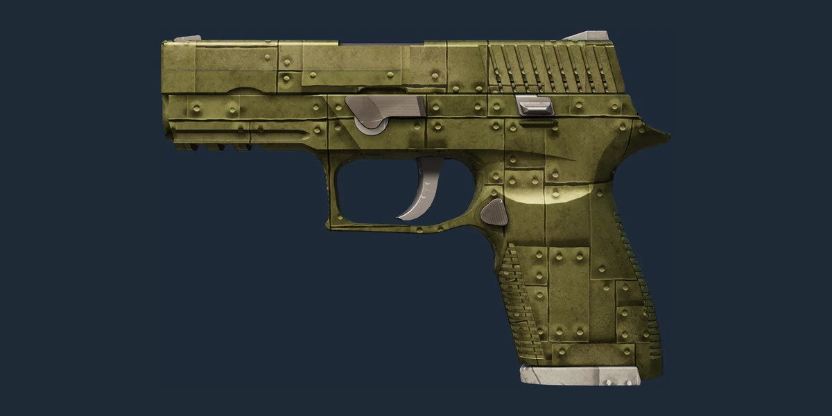 StatTrak™ P250 | Iron Clad (Well-Worn) preview