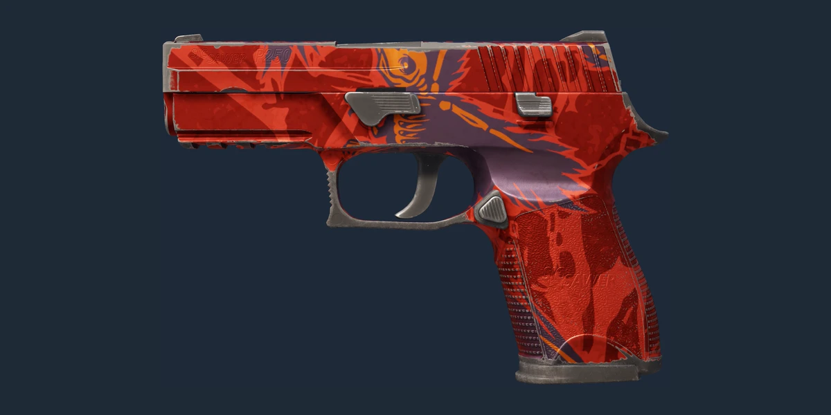 Anteprima di P250 StatTrak™ | Nevermore (Consumato)