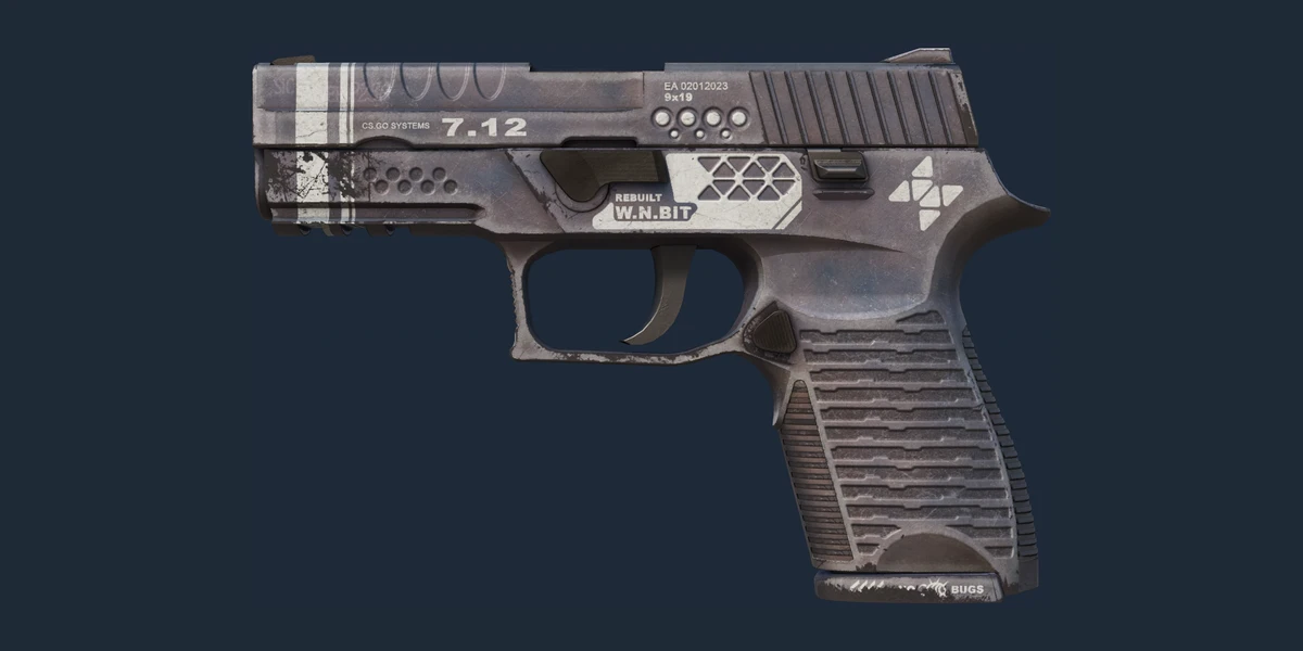 Предпросмотр: StatTrak™ P250 | Ре.конструкция (После полевых испытаний)