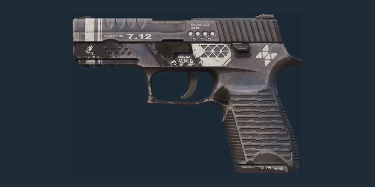 Forhåndsvisning af P250 (StatTrak™) | Re.built (Meget slidt)