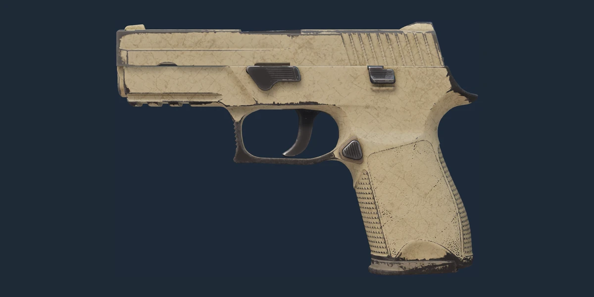P250 | Sand Dune (Well-Worn) preview