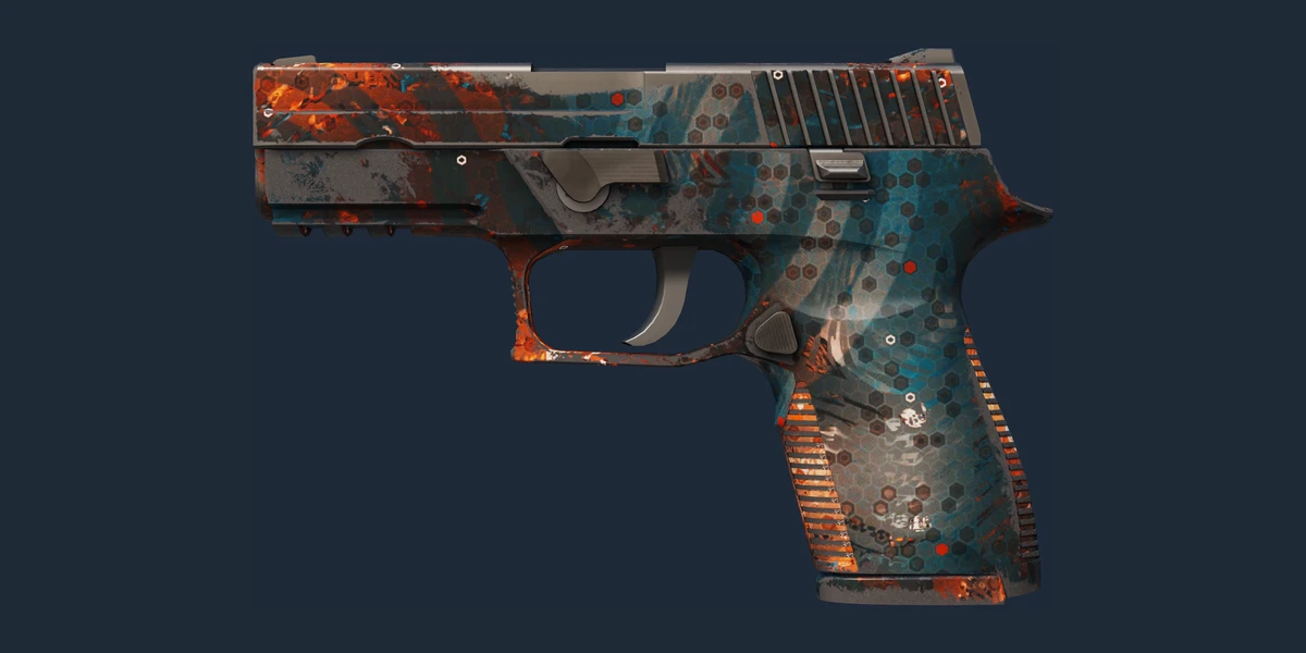 Náhled: P250 (StatTrak™) | Supernova (Opotřebený)