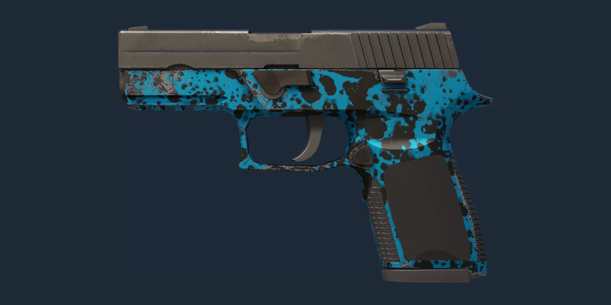 Náhled: P250 (StatTrak™) | Undertow (Opotřebený)