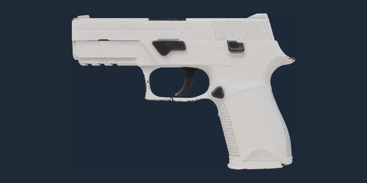 ตัวอย่าง P250 | Whiteout (มีรอยถลอกเล็กน้อย)