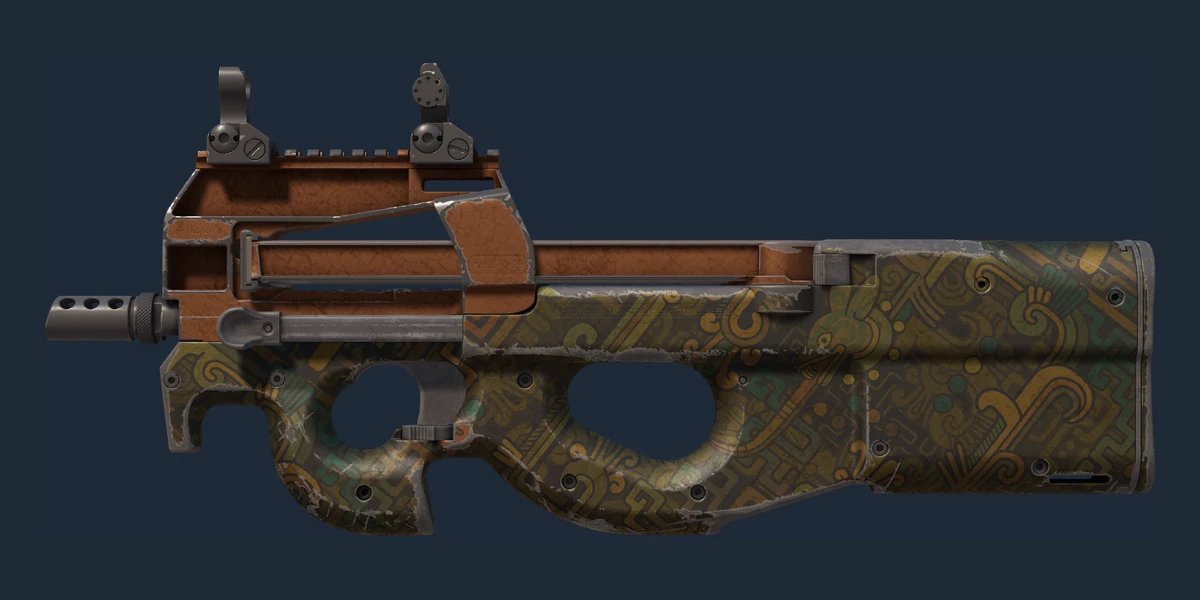 Предпросмотр: P90 | Древняя земля (Закалённое в боях)