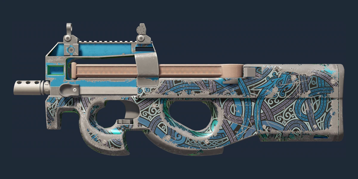 P90 | Astral Jörmungandr (Well-Worn) preview