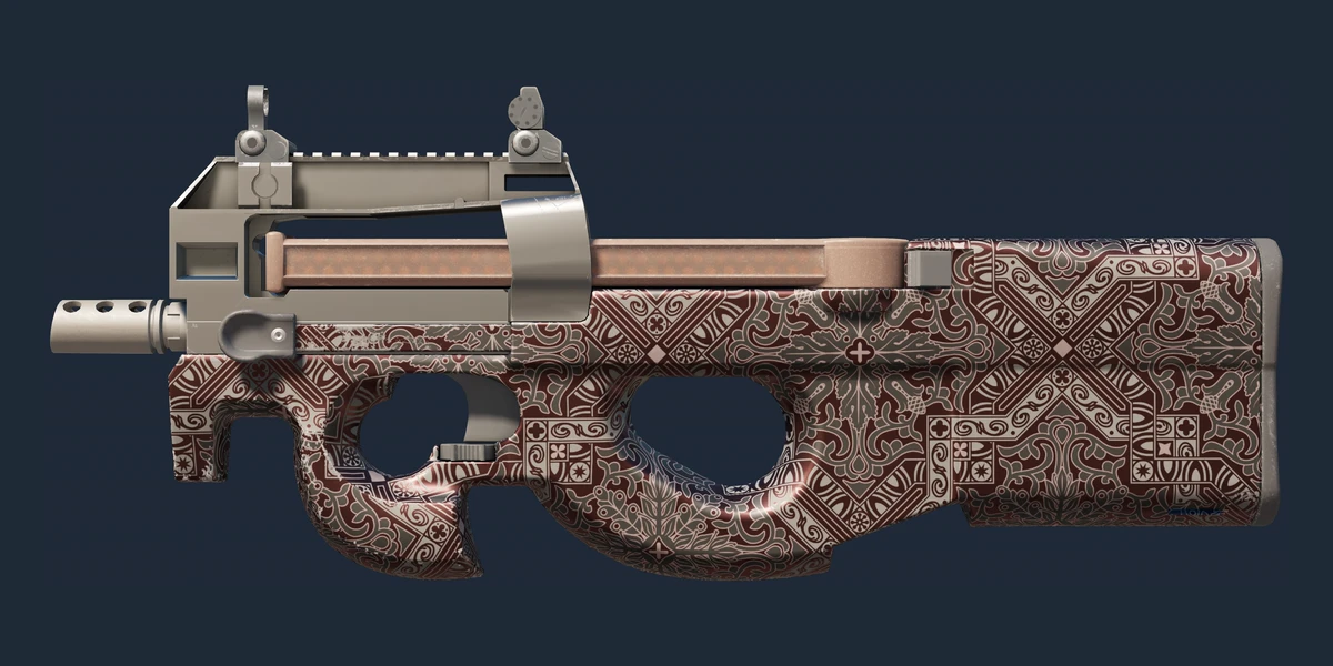 P90 | Baroque Red (未使用) のプレビュー