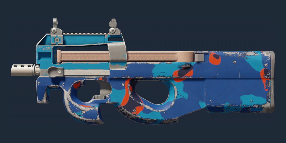 Pré-visualização de P90 (StatTrak™) | Blind Spot (Testado no Terreno)