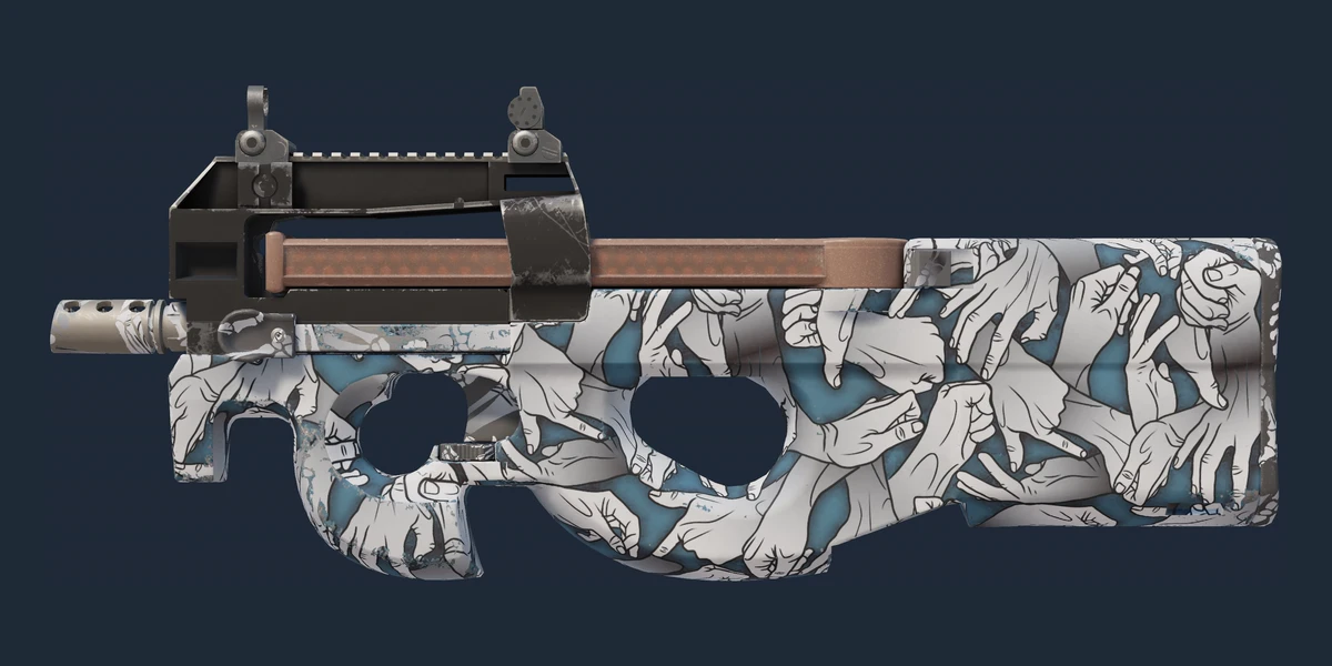 Náhled: P90 | Death Grip (Lehce opotřebený)