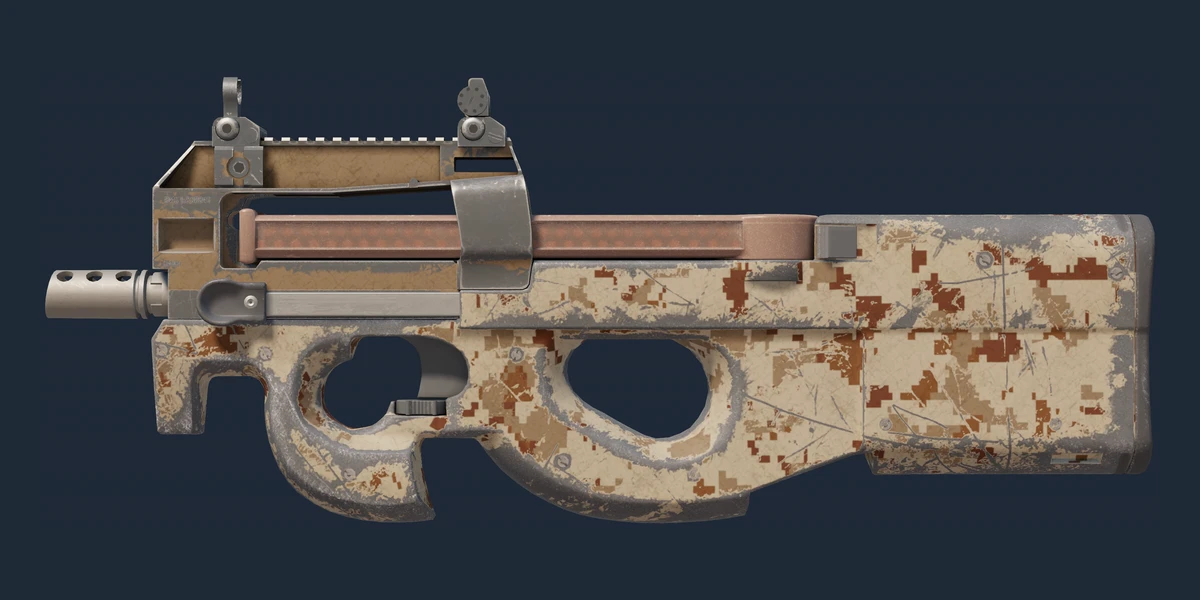 P90 | Çöl DDPAT (Eskimiş) önizlemesi