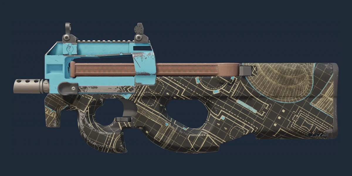 P90 | Facility Negative (Minimal Wear) preview