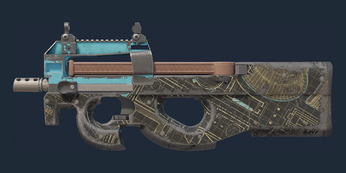 Aperçu de P90 (Souvenir) | Complexe en négatif (Usée)