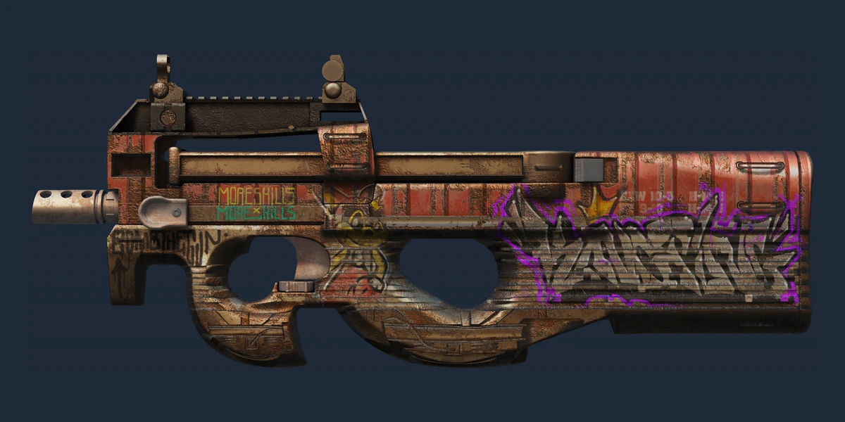 Pré-visualização de P90 (StatTrak™) | Freight (Testado no Terreno)