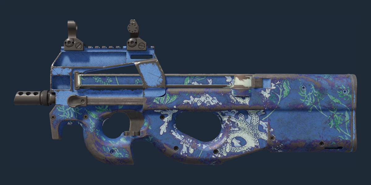 P90 | 珊瑚挽歌 (破损不堪) 预览
