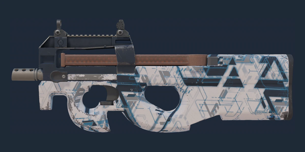Souvenir P90 | Schematic (Minimal Wear) preview