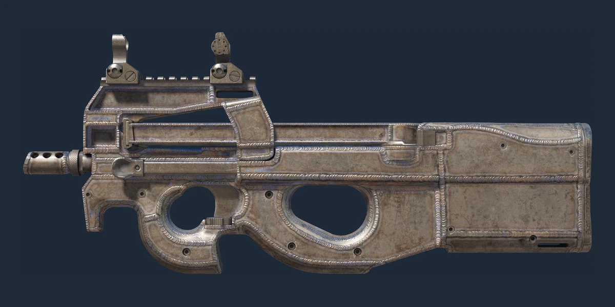Náhled: P90 | Straight Dimes (Silně opotřebený)