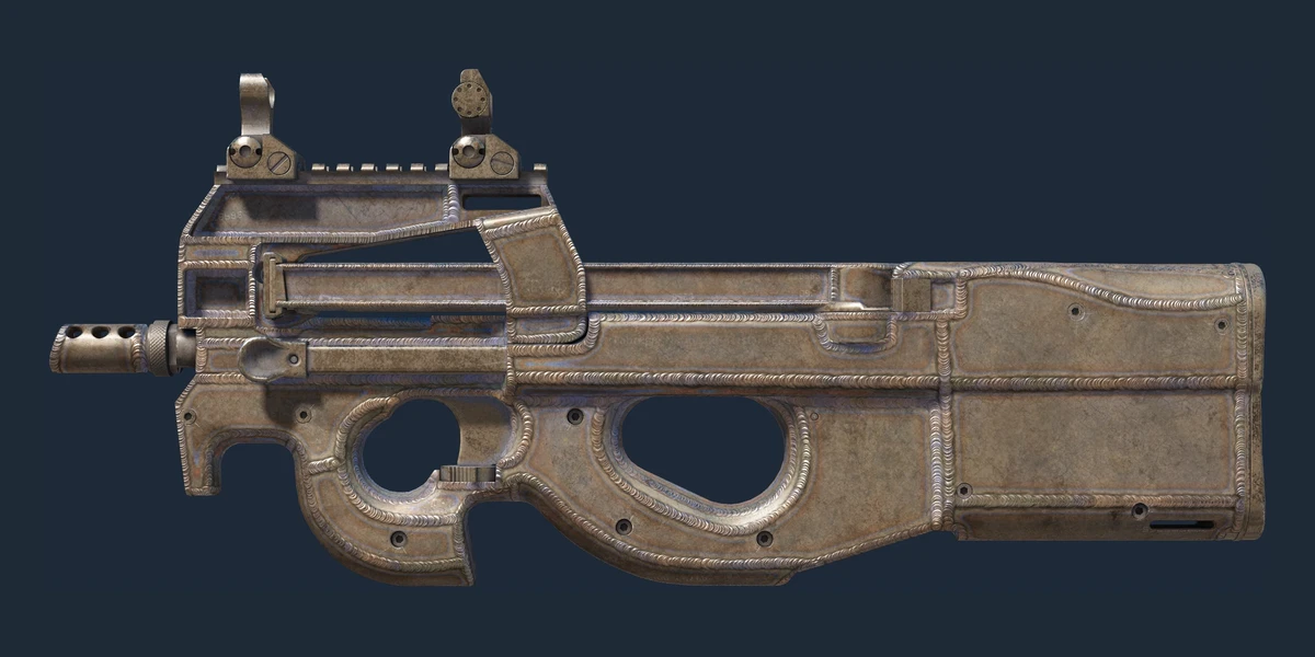 P90 | Straight Dimes (Battle-Scarred) preview