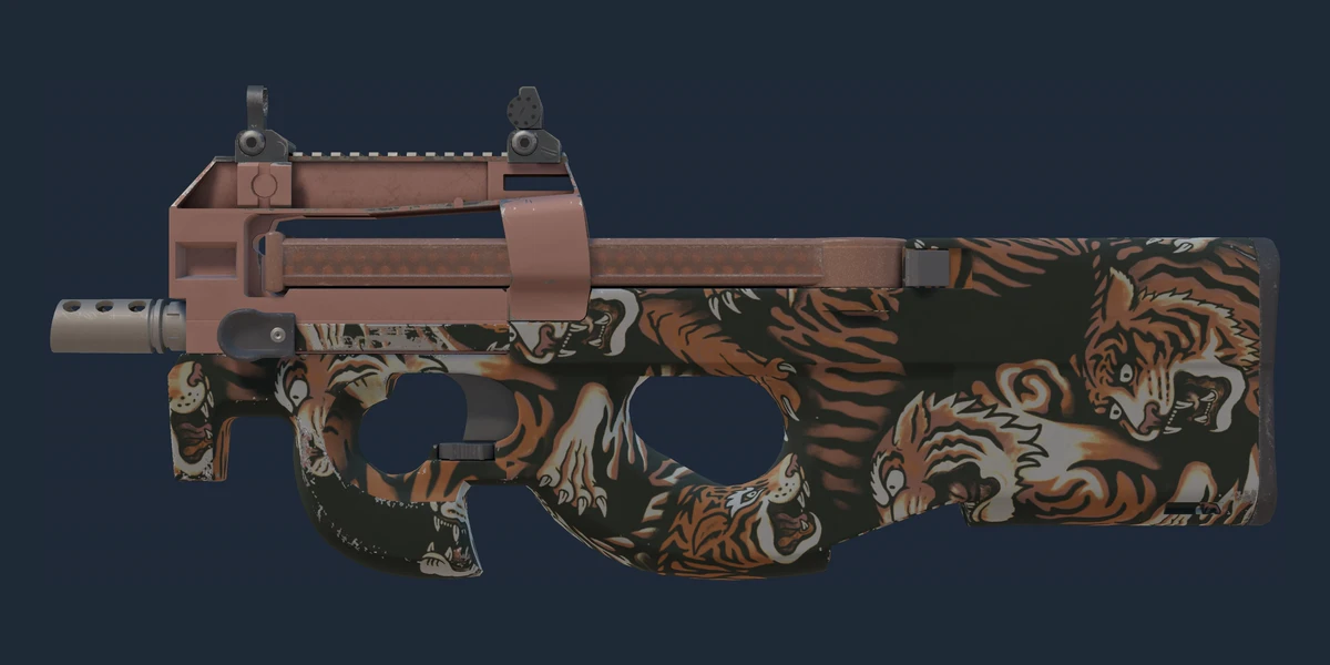Предпросмотр: P90 | Тигриная яма (Прямо с завода)