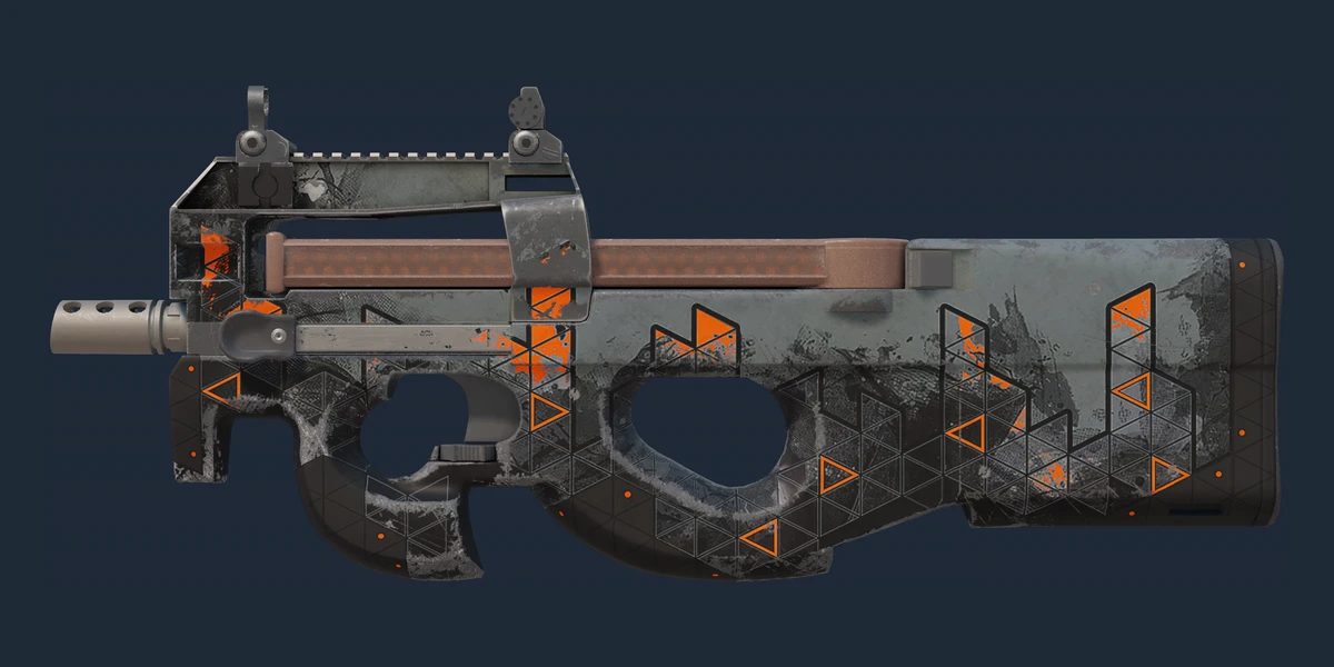 Voorbeeld van StatTrak™ P90 | Trigon (Versleten)