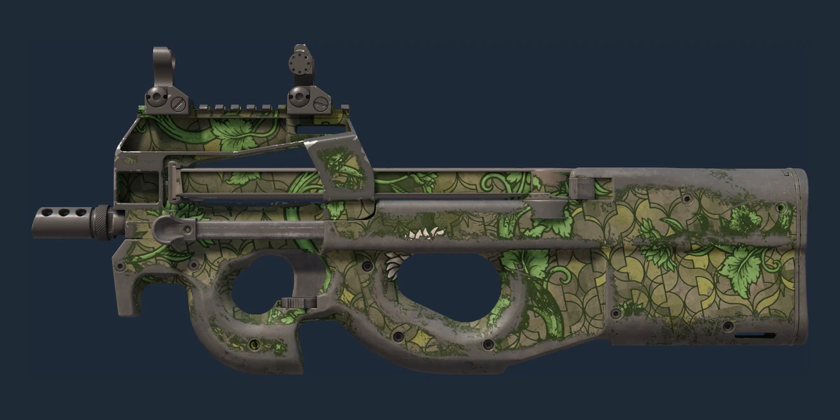 P90 | Verdant Growth (Battle-Scarred) preview