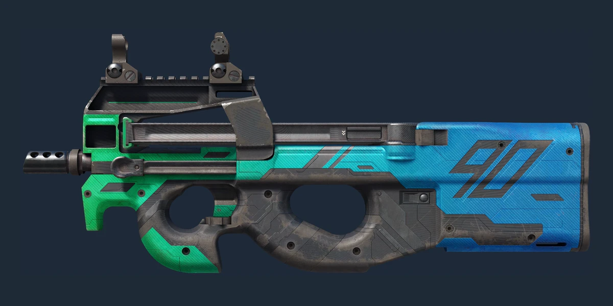 P90 | 웨이브 브레이커 (꽤 닳은) 미리보기